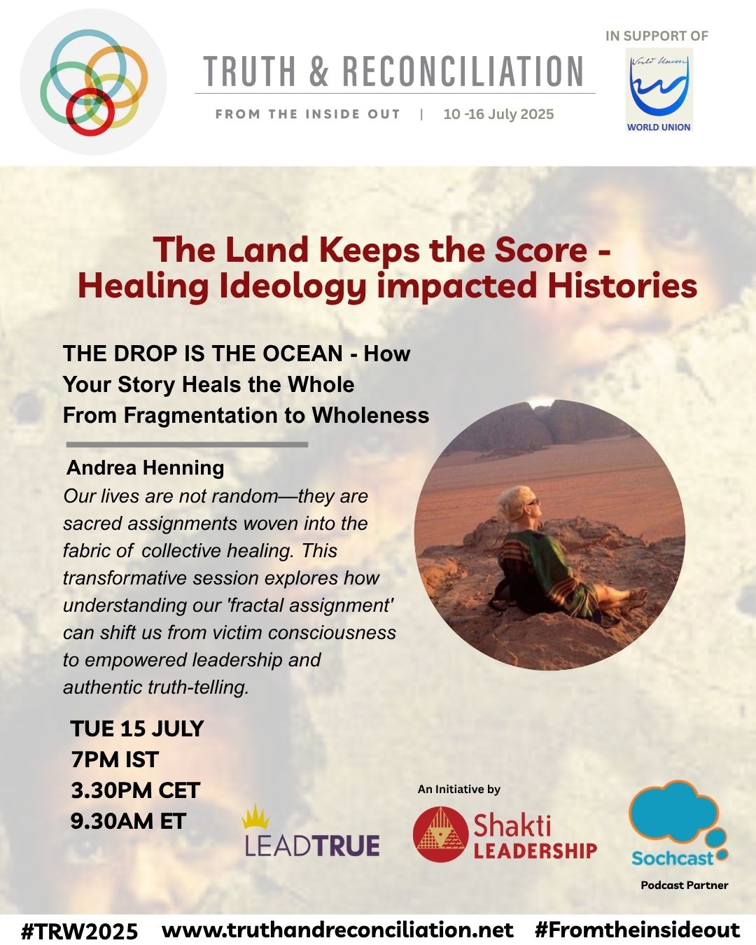 THE DROP IS THE OCEAN - How Your Story Heals the Whole From Fragmentation to Wholeness with Andrea Henning