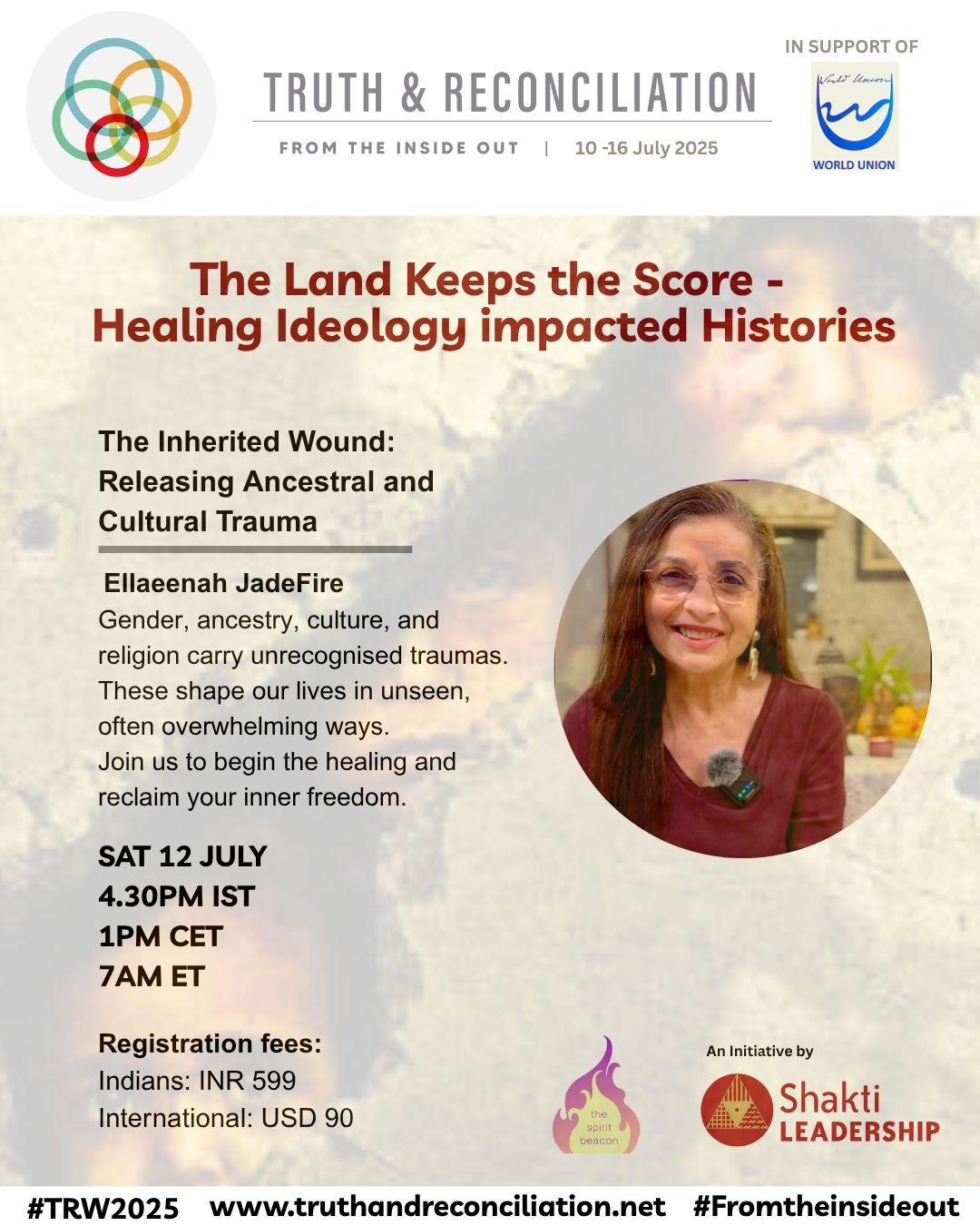 THE INHERITED WOUND: Releasing Ancestral and Cultural Trauma with Ellaeenah JadeFire