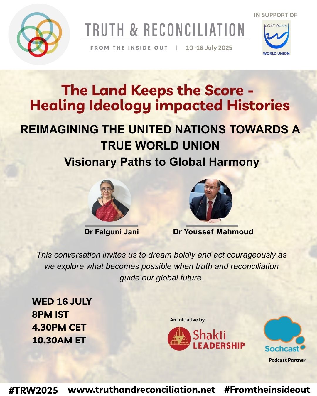 REIMAGINING THE UNITED NATIONS TOWARDS A TRUE WORLD UNION Visionary Paths to Global Harmony with Falguni Jani & Youssef Mahmoud