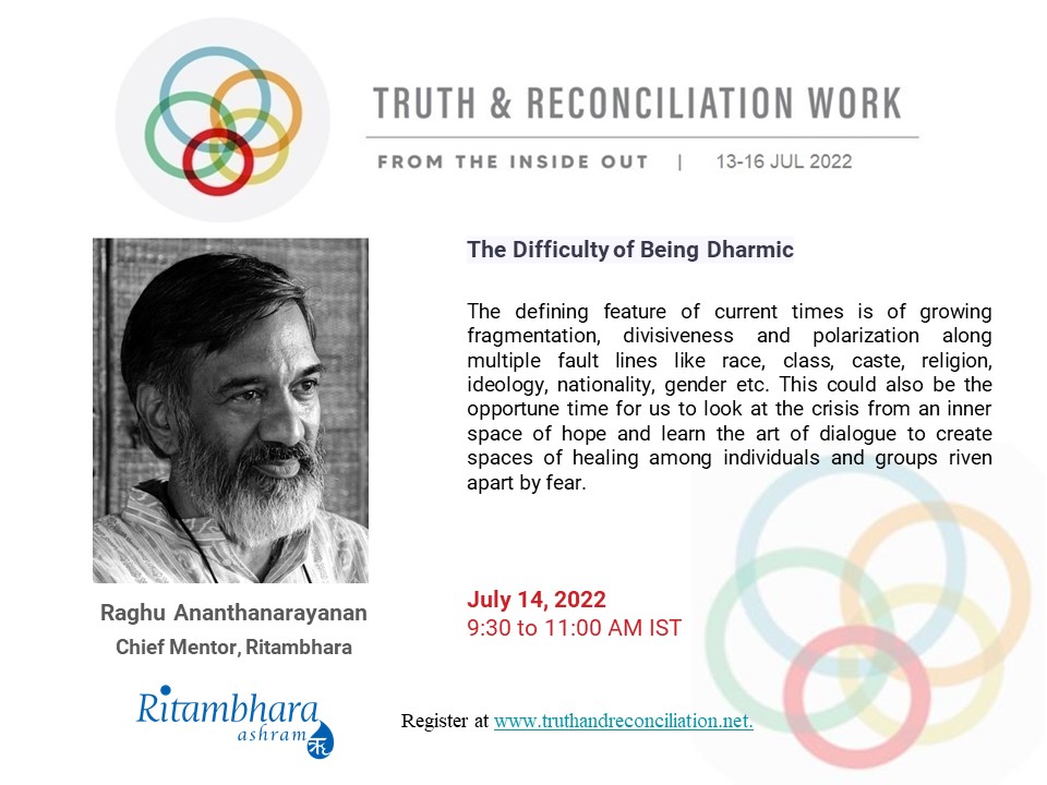 The Difficulty of Being Dharmic by Raghu Ananthanarayanan